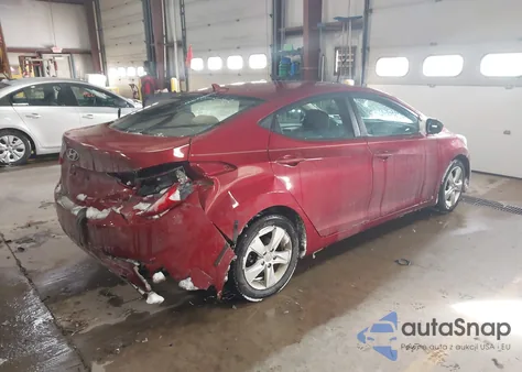 2013 Hyundai Elantra Gls из США, поврежденный, VIN 5NPDH4AE0DH454222